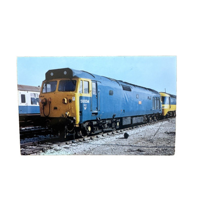 Ansichtskarte Postkarte Eisenbahn Zug Lok 50 034 Furious Exeter UK England Ungl.