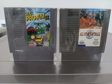 NES Nintendo R.C. Pro-Am II And Dusty Diamond All Star Baseball Rare!