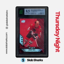 2014 UPPER DECK BLACK DIAMOND #165 BOBBY HULL RUBY /50 MNT 8.5