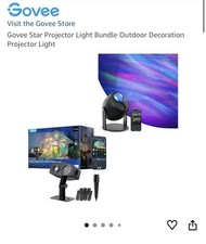 Govee Color Changing LED Projector Light Multicolor Outdoor Stars  Sky Theme