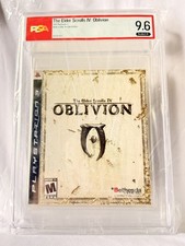 PSA 9.6 A+ Elder Scrolls IV Oblivion PS3 Sealed Y-Fold Bethesda Rare