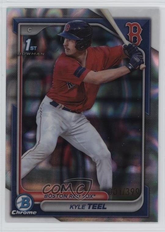 2024 Bowman Chrome Prospects Lava Refractor /399 Kyle Teel #BCP-48 0zu6