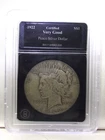 1922 D Peace Silver Dollar