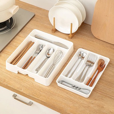 Besteckschublade Organizer Tablett 4 5 Fächer Easy Clean Küche Aufbewahrungsbox