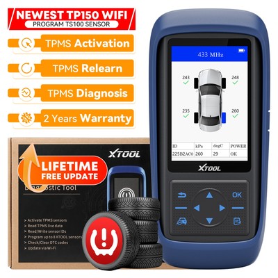 XTOOL TP150 TPMS-Programmierung TPMS-Aktivierung Zurücksetzen Diagnosetool