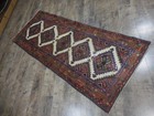 Authentic Vintage Turkish Rug,Geometric Adana Turkish Rug 2.7x6.6 Ft — photo 6