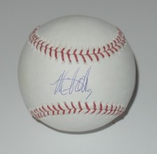MIKE OLT AUTO'D SIGNED BASEBALL PSA/DNA COA R19979 TEXAS RANGERS CHICAGO CUBS