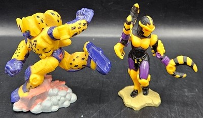 Transformers Robot Heroes Cheetor & Black Arachnia lose
