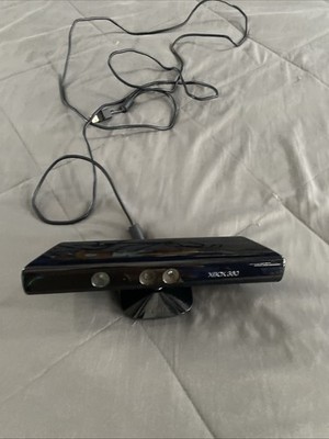 Microsoft Xbox 360 Kinect Motion Sensor Bar Black Tested Works Clean