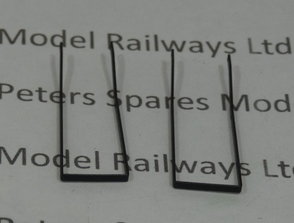 Dapol 115215 Sentinel O Gauge Steps Cab (Pair) Black
