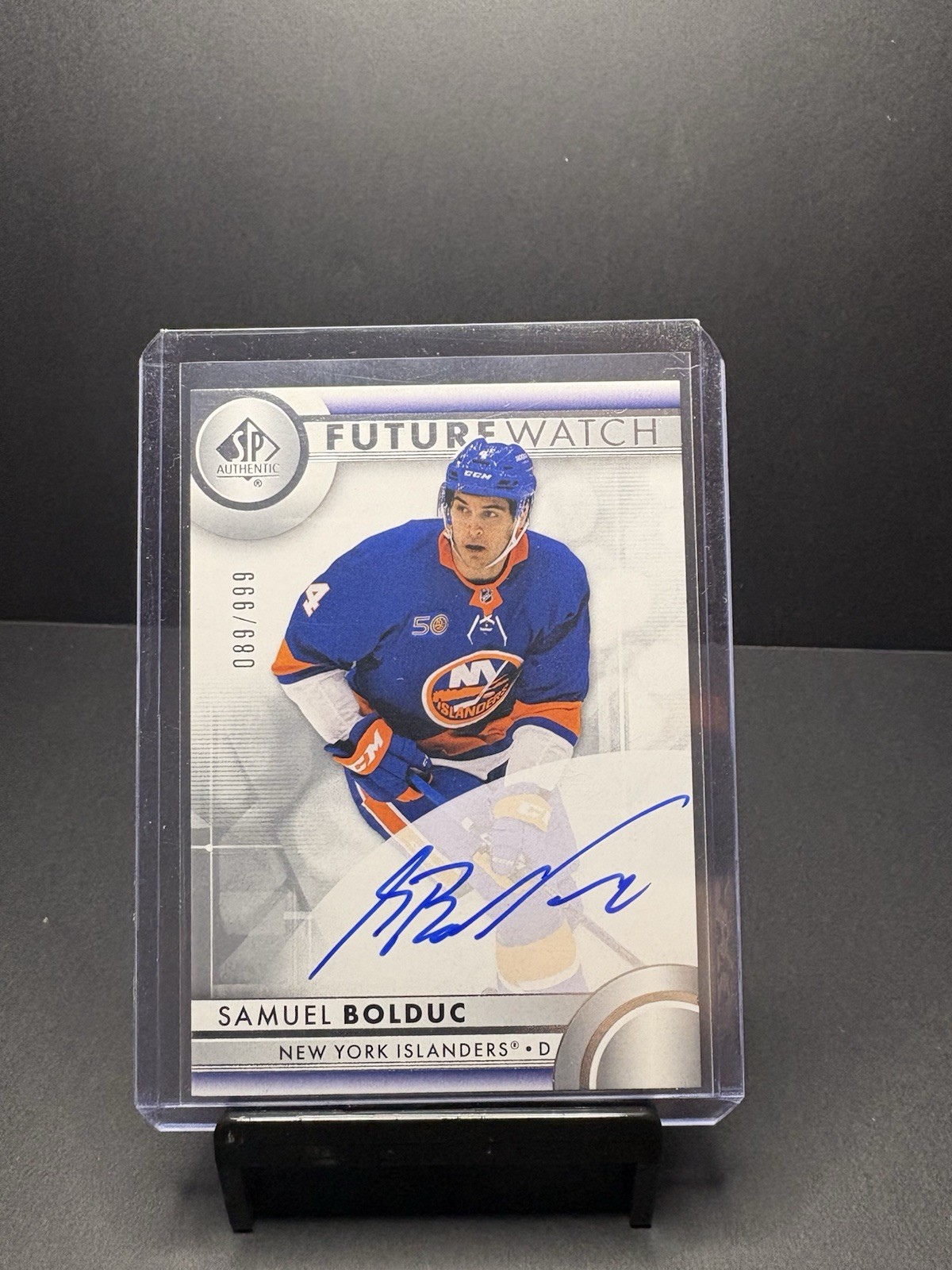 2023-24 SP Authentic Future Watch Auto - Samuel Bolduc #089/999