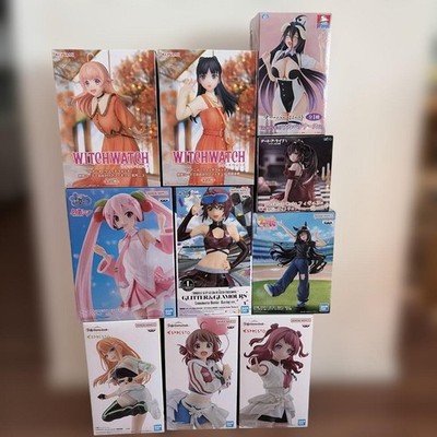 Anime Mixed Set WITCH WATCH Idolmaster etc. Figurenware Konvolut 10 Set Verkauf