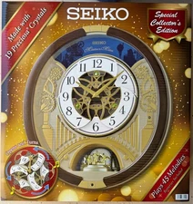 Seiko Melodies in Motion 2025 Limited Edition Golden Rhythm Musical Wall Clock