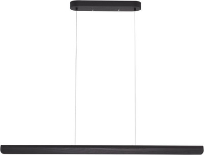 55Inch Wood LED Linear Pendant Light, Dimmable Wood Ceiling Lamp,Minimalist Line