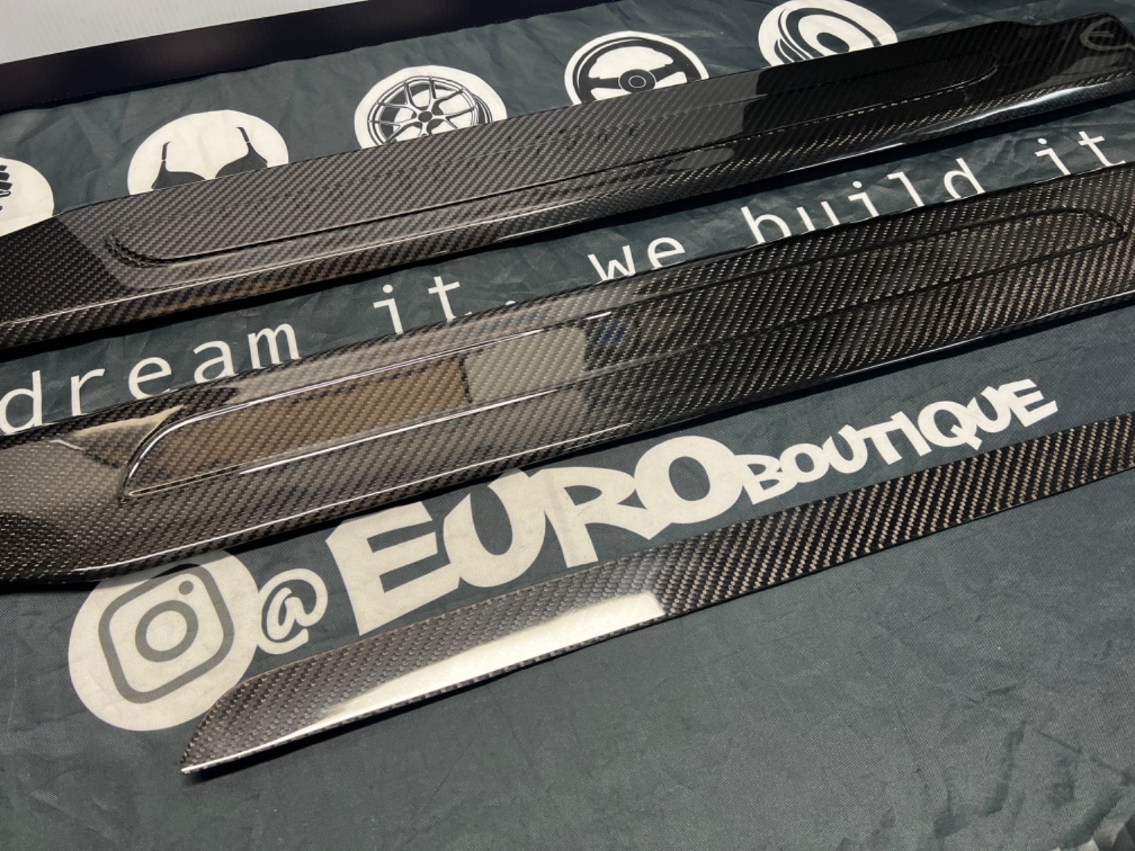 Audi R8 100% Carbon Fiber Outer Door Sills Guard for Gen 1 R8