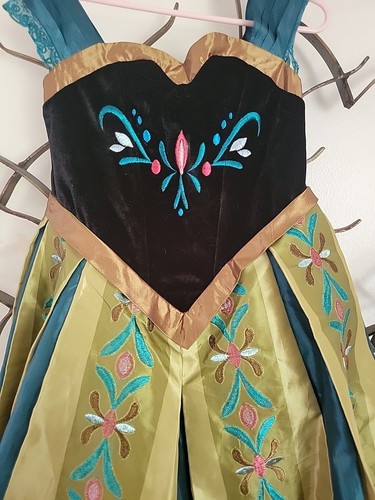 Disney Chasing Fireflies Anna Coronation Gown Frozen size 3T 4T - Picture 4 of 8