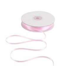 Light Pink Thin Satin Ribbon, 1/8 inch x 100 Yards Roll, Solid, Crafts, DIY