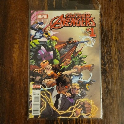 Marvel The New Avengers #1 Comic Book Ewing Sandoval Almala