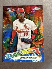 2023 Topps Chrome JORDAN WALKER Future Stars Logofractor RC #FS-14 Blue 026/ 150