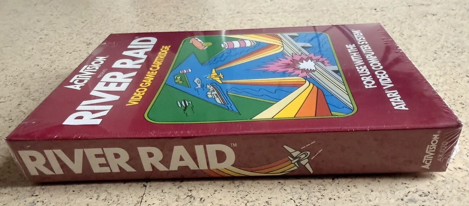 Atari 2600 Spiel -- River Raid -- Neu in Folie ungeöffnet OVP CIB NTSC von 1982 - Bild 4 von 4