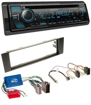 Kenwood Bluetooth USB CD MP3 DAB Autoradio für Audi A3 8P 03-06 Aktivsystem Mini