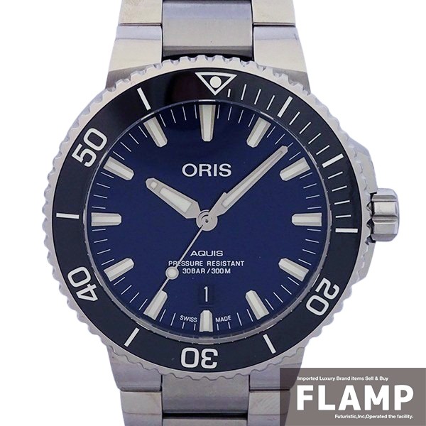 ORIS Aquis Date 733 7730 4135 Men's Dive Watch Display Model