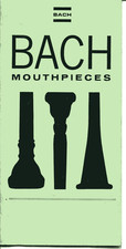 RARE ~ Vintage ~ 1966 BACH MOUTHPIECE Catalog
