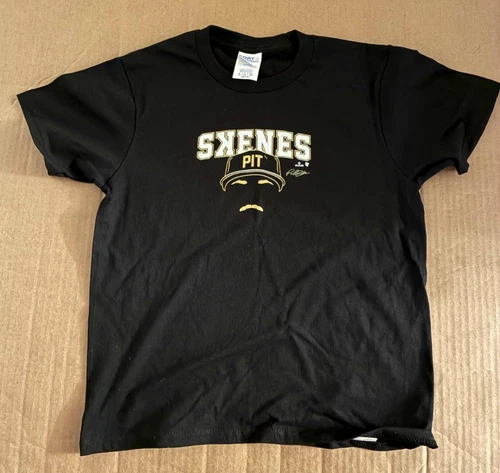 Paul Skenes Black Shirt YOUTH Small Never Worn Pittsburgh Pirates