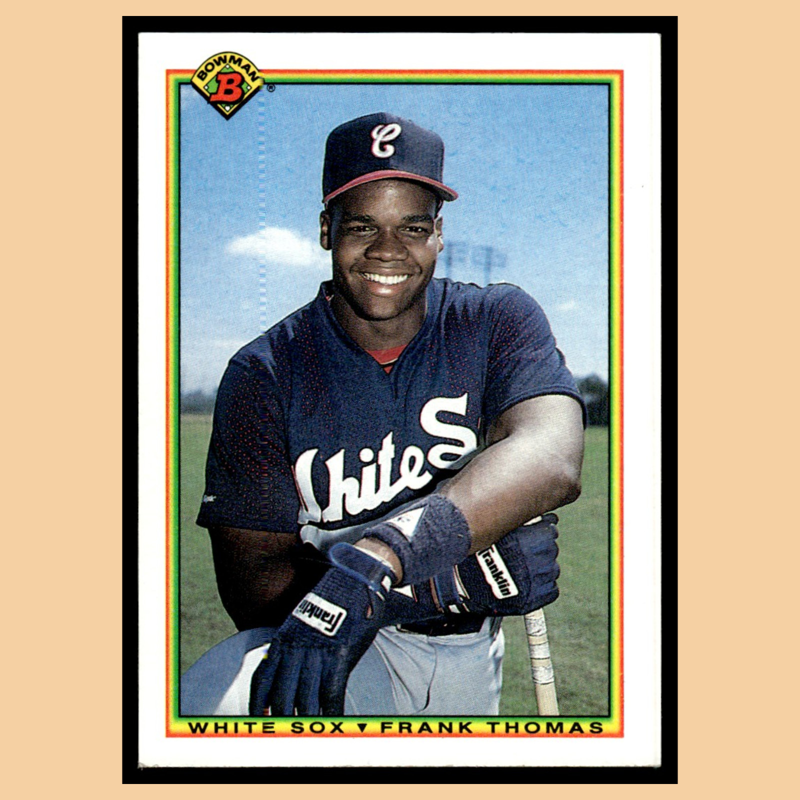 Frank Thomas Rookie #320 1990 Bowman Chicago White Sox Baseball Card MLB NM