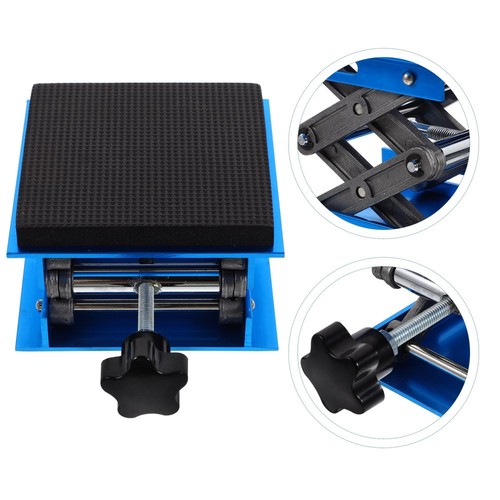 Lifting Table Aluminum Bracket Lab Jack Hand Held Height Adjustable