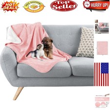 Soft Heavyweight Pink Pet Blanket - 30x40 for Couch  Car,