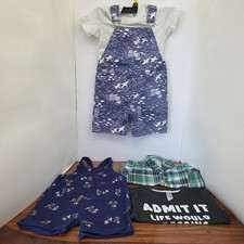 Lot Of 5 Pieces Toddler Boy Clothes Rompers T-sirt Shirt Carter's Disney Baby