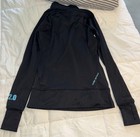 Women's Size S Under Armour Fitted ColdGear 2.0 1/2 Zip Black Pullover!!