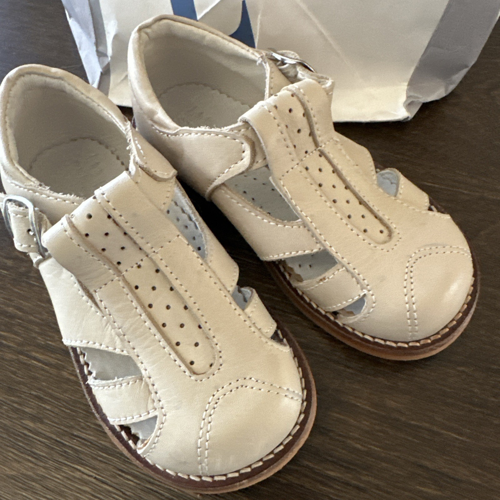 Size 24 Europe Baby Girl All Leather Exc