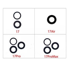 For iPhone 17 17 Pro 17 Air 17Pro MAX OEM Back Camera Glass Lens Cover Full Set