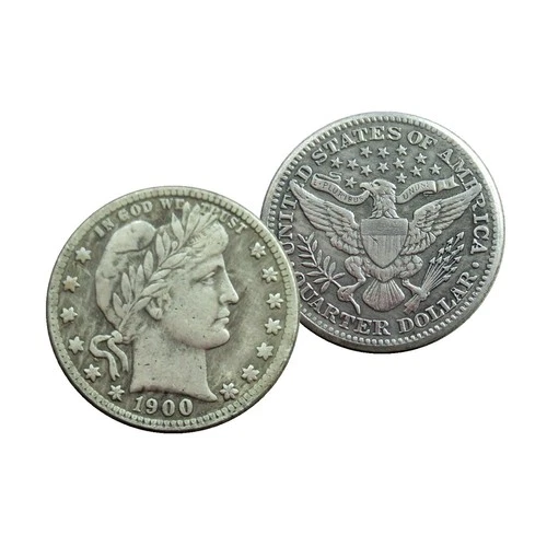 1900 Year Metal Barber Half Dollar Collectible Not Legal Tender
