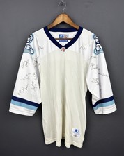 Starter CFL XL Argos Argonauts Canada Signed Jersey 2000s