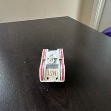 AFX HO Scale Slot Car White with Red Stripes for 17 Years Up Collectors