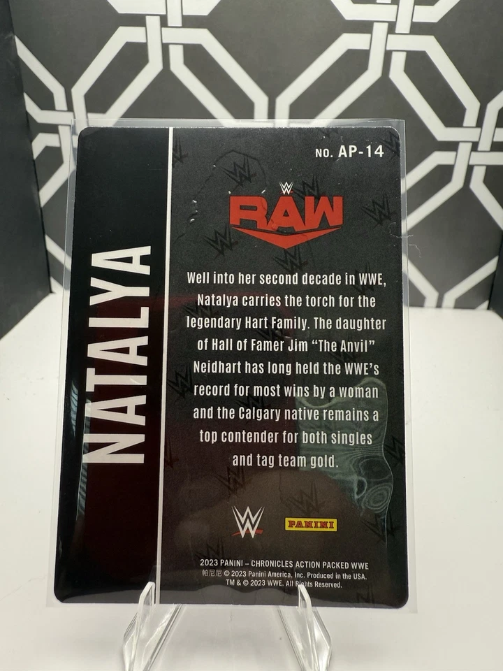 2023 Natalya Panini Chronicles Action Packed WWE - Image 2 of 2