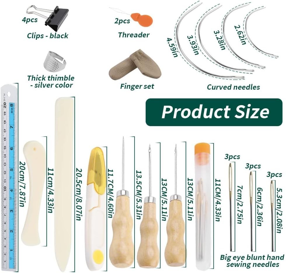 Comprehensive Crafting Book Binding Kit: Perfect for Leather & Paper Projects