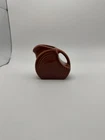 Fiestaware Mini Disc Pitcher Orange Persimmon Small Creamer 4.75 oz HLC