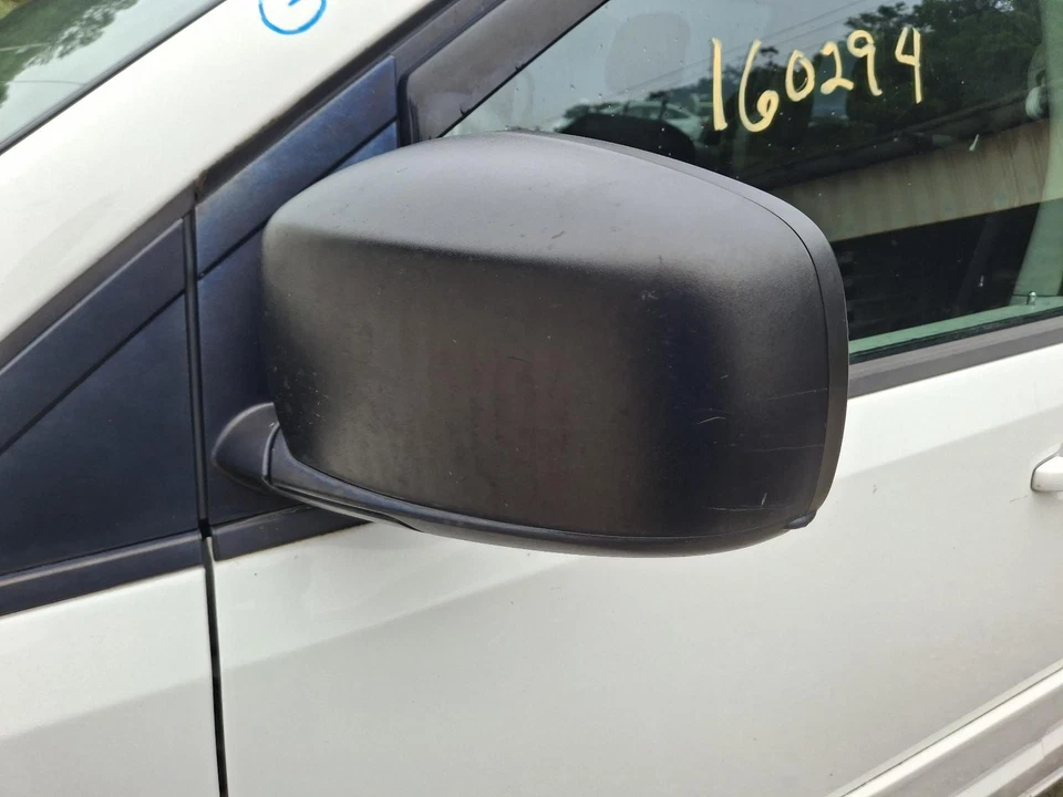 Used Left Door Mirror fits: 2012 Dodge Caravan Power black textured driver only - Image 2 of 4