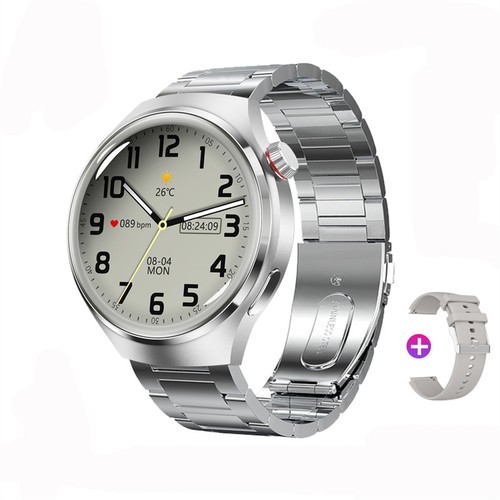 Bluetooth-kompatible sprechende runde Uhr wasserdichter HD-Bildschirm für Android IOS - Bild 12 von 21
