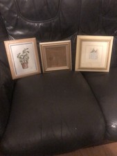 3 Lot Quality Photo Frames. New & Used - Please See Photos.