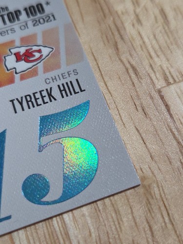 2022 Score TYREEK HILL Top 100 Players Of 2021 #T15 Chiefs CASE HIT SSP - Picture 5 of 10