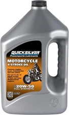 Quicksilver Full Synthetic Motorcycle Oil Gallon, Unspecified 