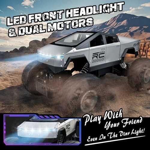 1:12 Scale 4WD Remote Control Monster Truck for Kids and Adults