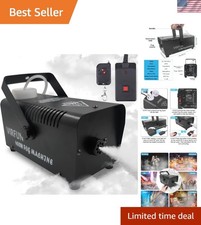 Fog Machine, Smoke Machine with Wireless Wired Remote Control for Halloween, ...
