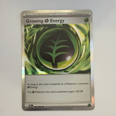 Growing Energy - Holo Rare - Perfect Order - En Unplayed NEW NM!! 086/088