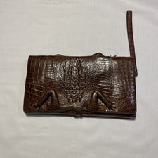 Vng Real Alligator Skin Handbag Clutch with Paws 1930-40s Needs Some Repair 